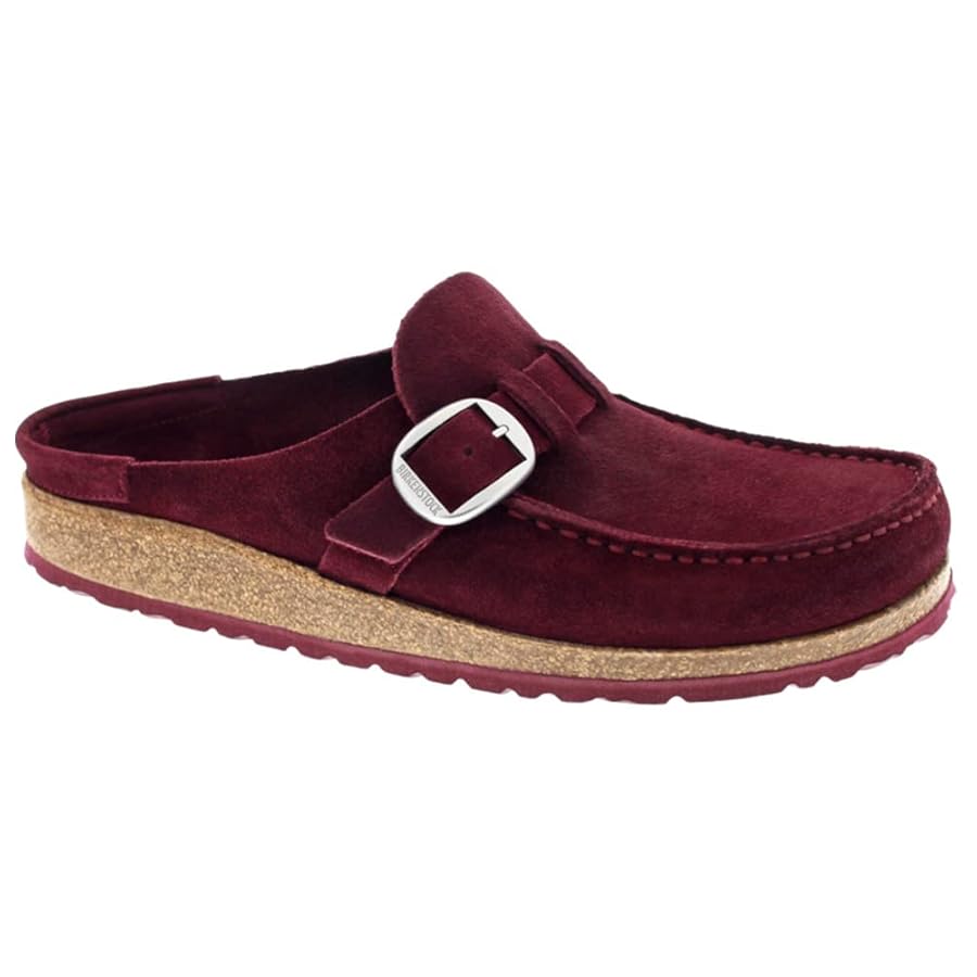 Amazon.com | Birkenstock Women's Buckley Suede Maroon 37 N